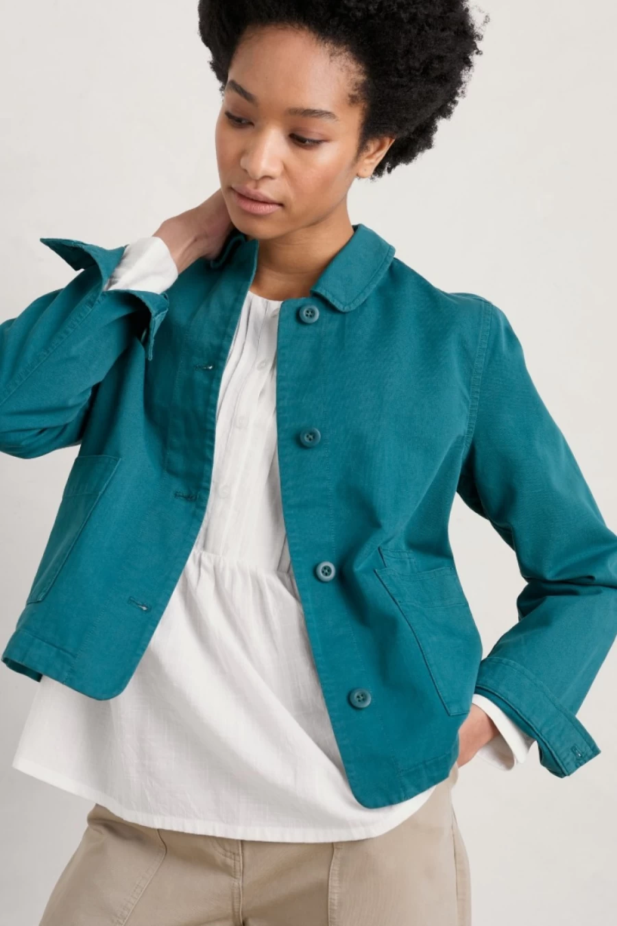 Seasalt Cornwall Women's Coombe Lane Jacket - Waterproof & Stylish Outdoor Coat