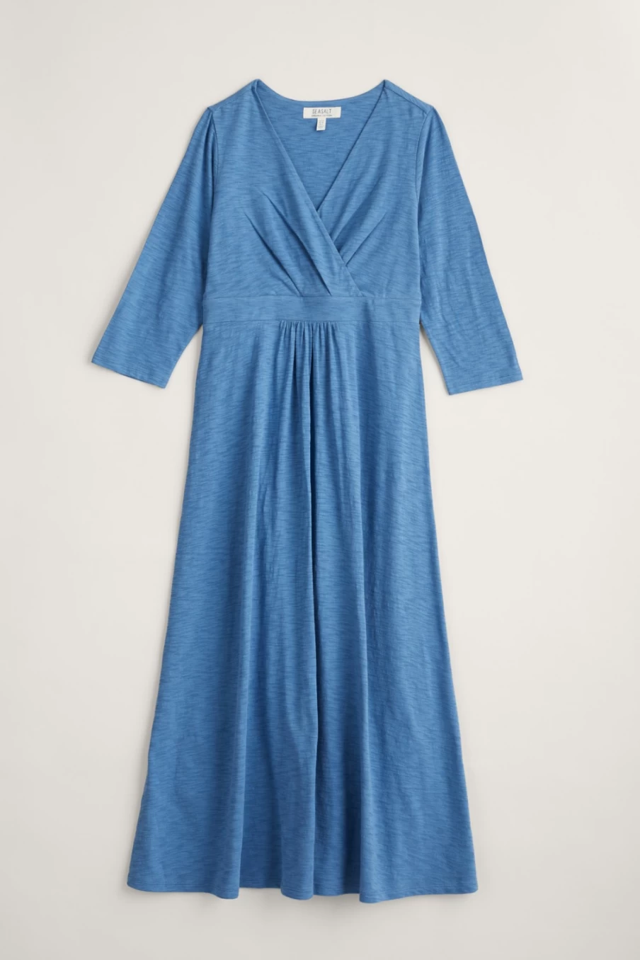 Seasalt Cornwall Women's Organic Cotton Midi Dress in Mid Whirl - Chacewater Jersey Style