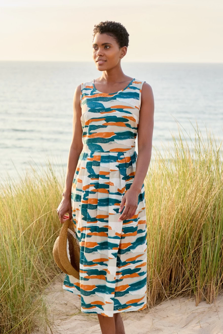 Seasalt Cornwall Women's Farley's Midi Dress - Stylish Floral Summer Dress