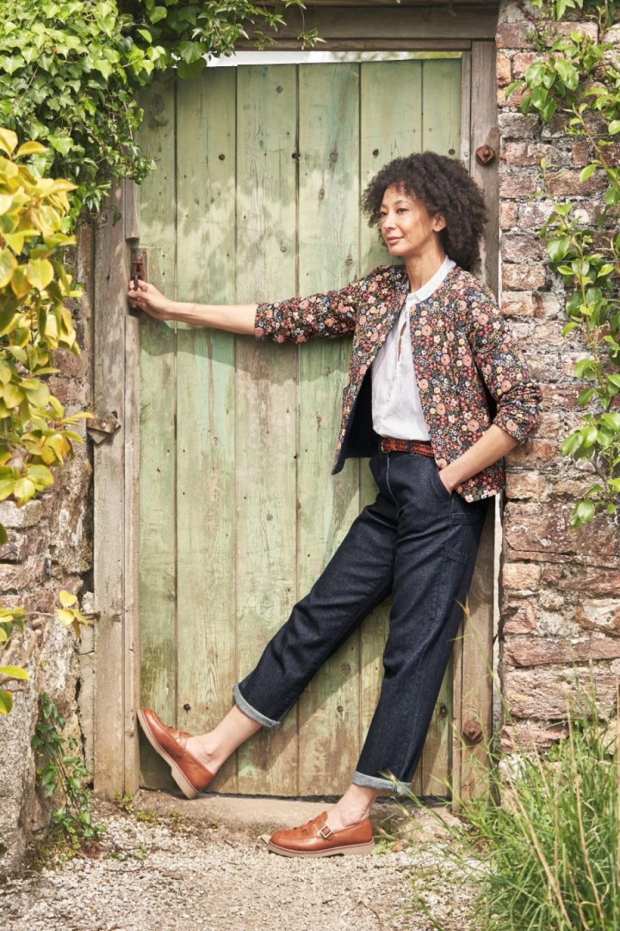 Seasalt Cornwall Women's Companion Border Terracotta Samson Hill Jacket