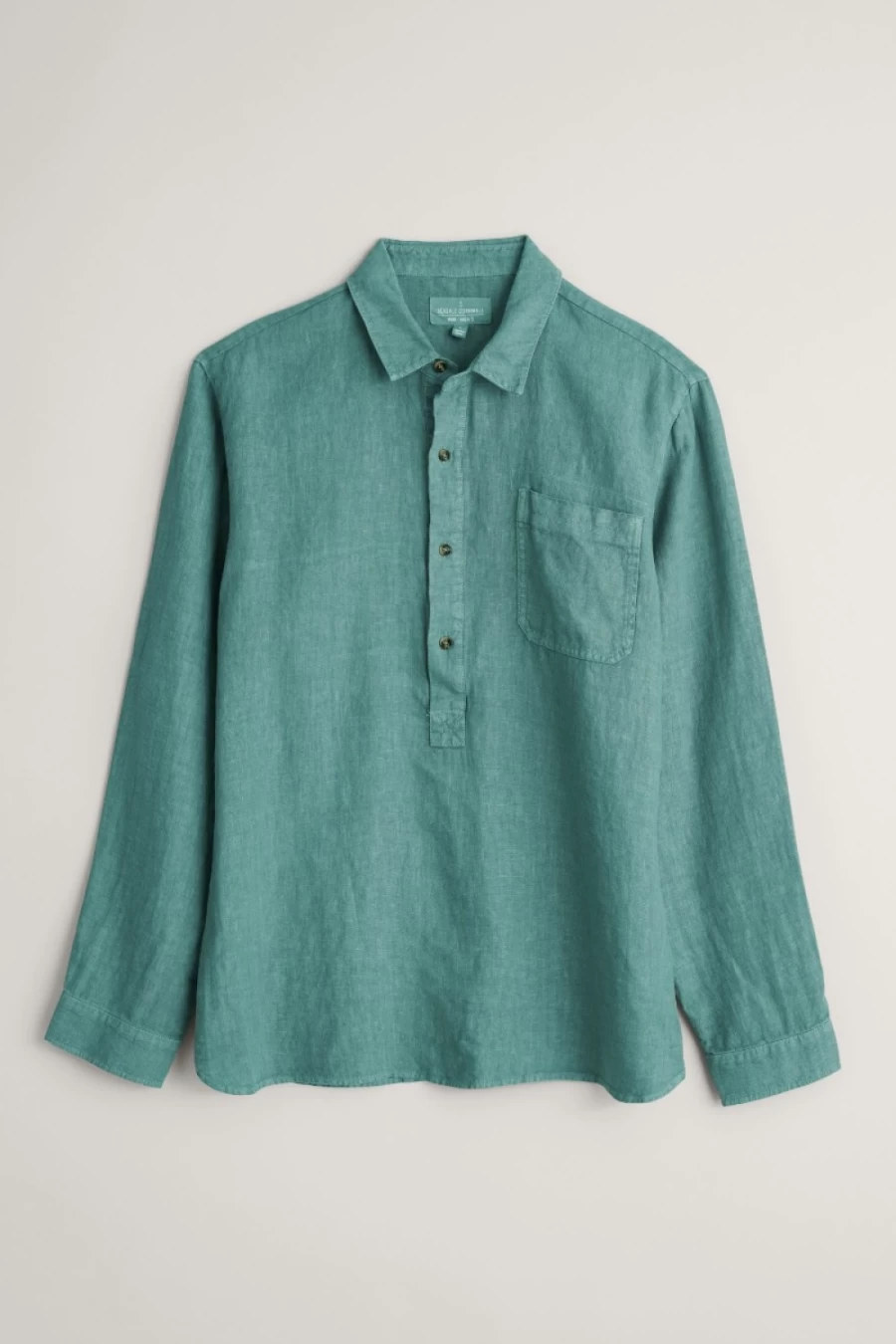 Seasalt Cornwall Men's Artist Linen Shirt - Breathable & Stylish Men's Casual Wear