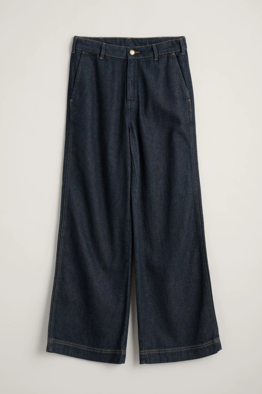 Seasalt Cornwall Women's Dark Indigo Blake Wide Leg Jeans